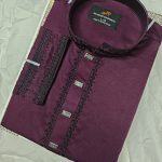প্রিমিয়াম চায়না জাফরান স্টিচ পাঞ্জাবি (CODE: 201)